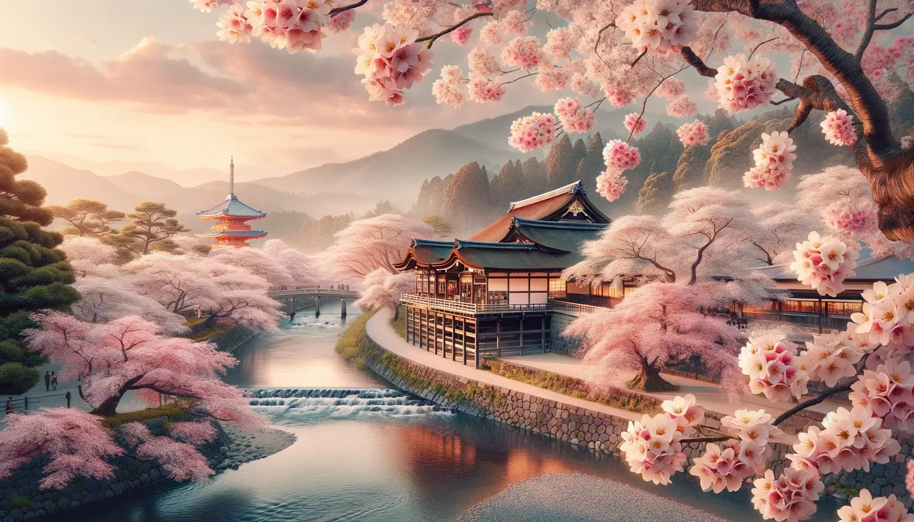 Cherry Blossoms in Kyoto, Japan